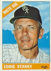 1966 Topps Baseball Cards      448     Eddie Stanky MG